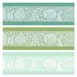 Cinta washi blanca del bosque de Oboro
