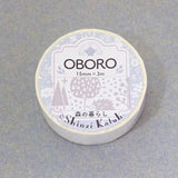 Cinta washi blanca del bosque de Oboro
