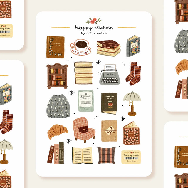 OchMonika Bookish Corner Sticker Sheet

A sticker sheet full of cute little stickers perfect for planners, journals, or scrapbooking ❤