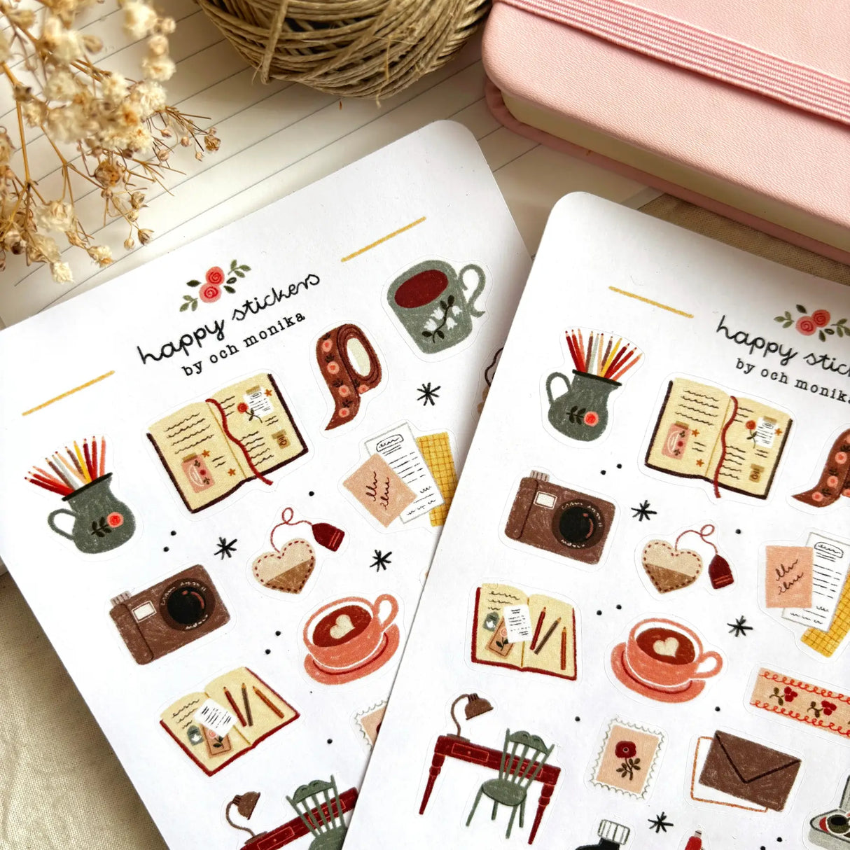 OchMonika Cozy Journaling Sticker Sheet

A sticker sheet full of cute little stickers perfect for planners, journals, or scrapbooking ❤