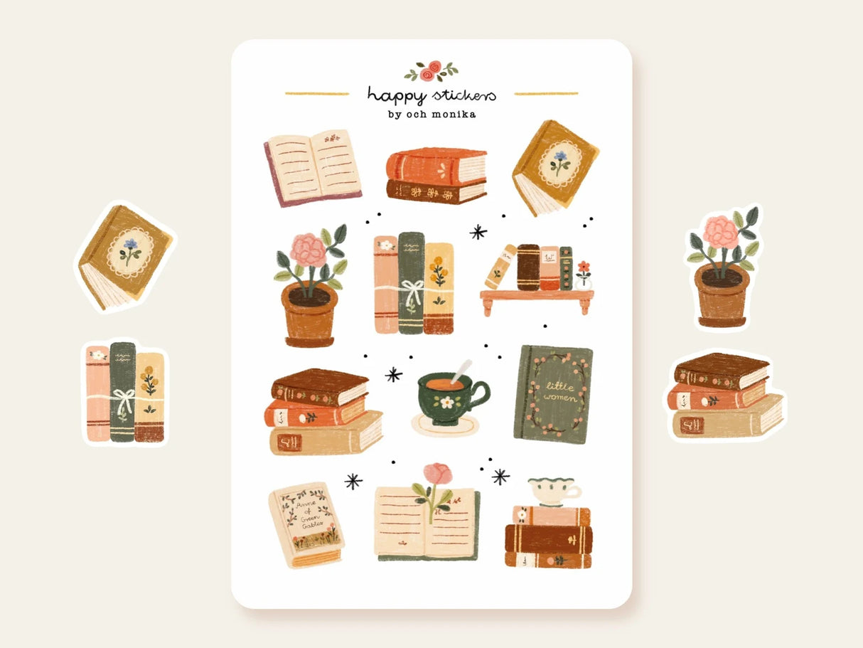 A sticker sheet full of cute little stickers perfect for planners, journals, or scrapbooking ❤