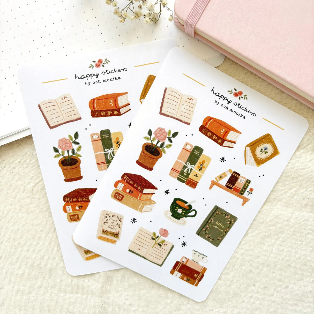 A sticker sheet full of cute little stickers perfect for planners, journals, or scrapbooking ❤