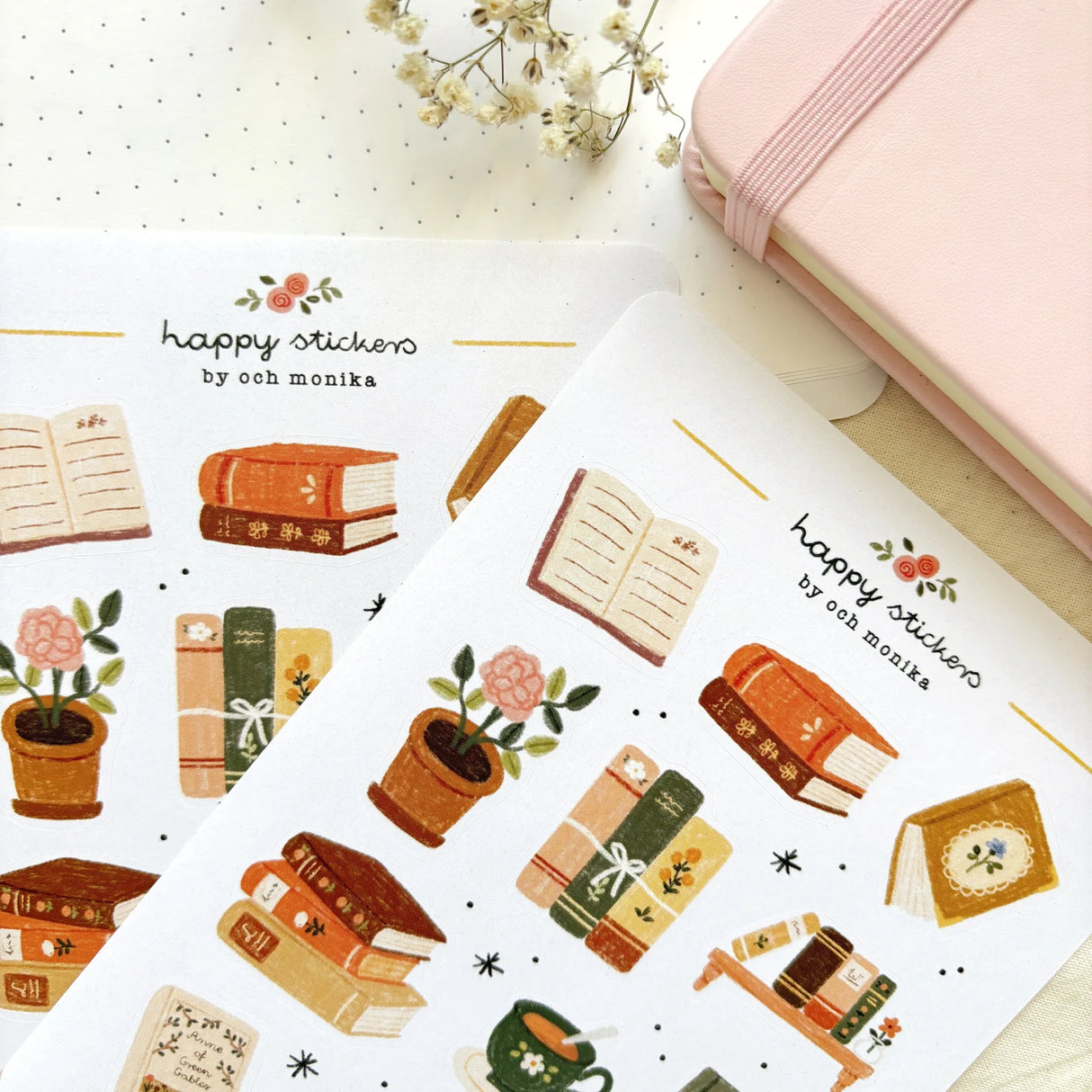 A sticker sheet full of cute little stickers perfect for planners, journals, or scrapbooking ❤