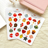 A sticker sheet full of cute little stickers perfect for planners, journals, or scrapbooking ❤