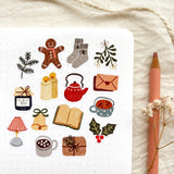 A sticker sheet full of cute little stickers perfect for planners, journals, or scrapbooking ❤