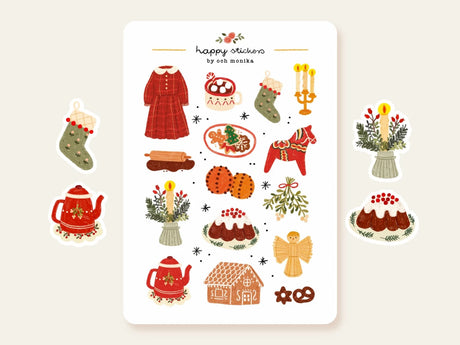 A sticker sheet full of cute little stickers perfect for planners, journals, or scrapbooking ❤