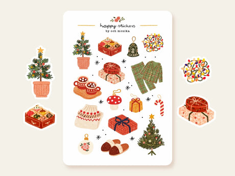 A sticker sheet full of cute little stickers perfect for planners, journals, or scrapbooking ❤