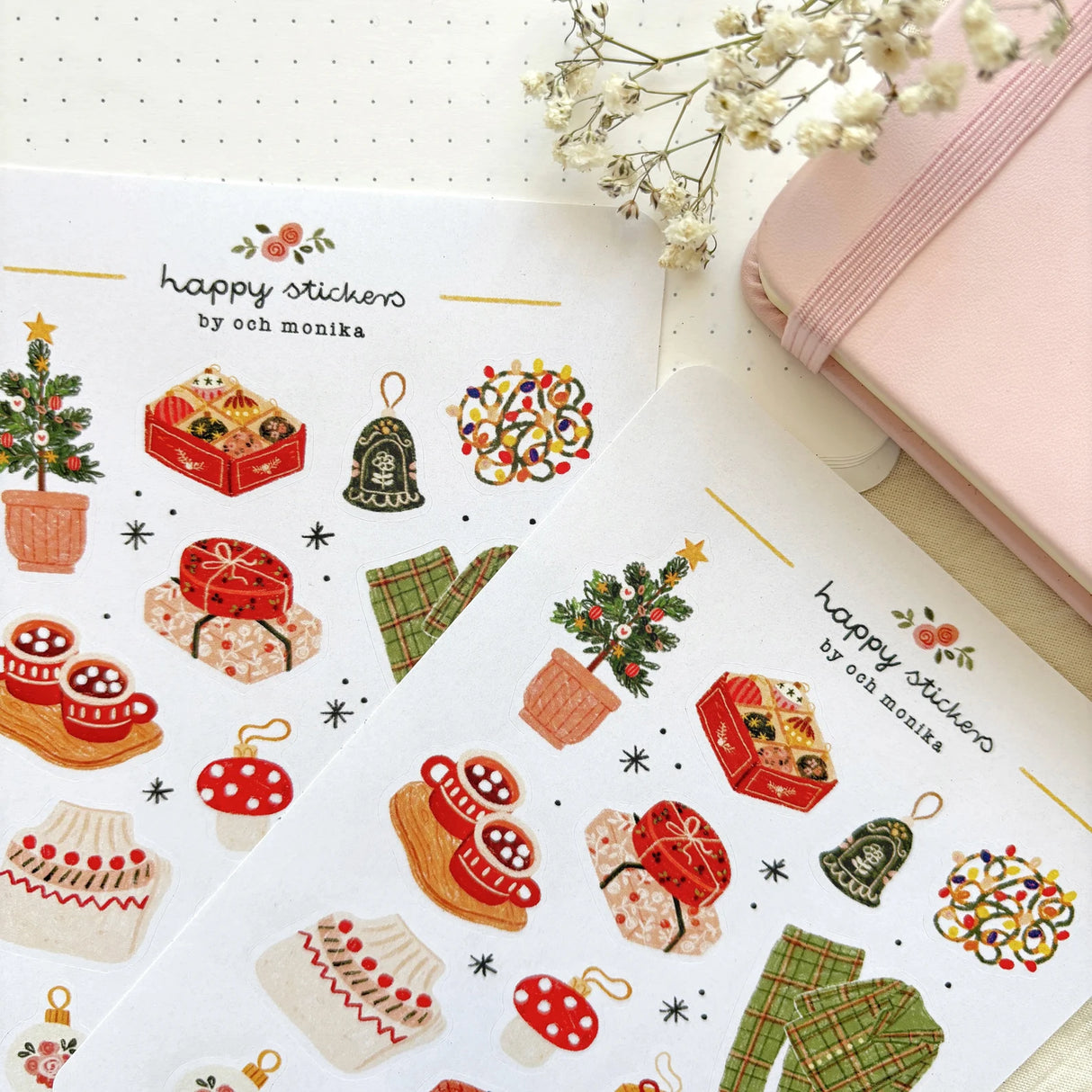 A sticker sheet full of cute little stickers perfect for planners, journals, or scrapbooking ❤