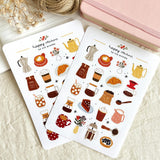 A sticker sheet full of cute little stickers perfect for planners, journals, or scrapbooking ❤