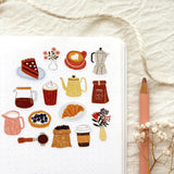A sticker sheet full of cute little stickers perfect for planners, journals, or scrapbooking ❤