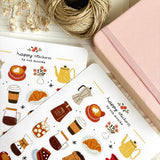 A sticker sheet full of cute little stickers perfect for planners, journals, or scrapbooking ❤