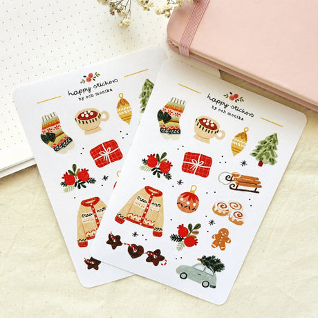 A sticker sheet full of cute little stickers perfect for planners, journals, or scrapbooking ❤