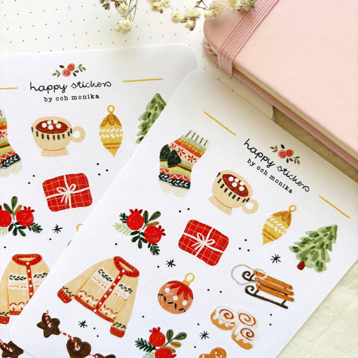 A sticker sheet full of cute little stickers perfect for planners, journals, or scrapbooking ❤