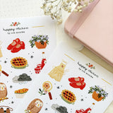 A sticker sheet full of cute little stickers perfect for planners, journals, or scrapbooking ❤