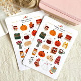 A sticker sheet full of cute little stickers perfect for planners, journals, or scrapbooking ❤