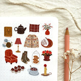A sticker sheet full of cute little stickers perfect for planners, journals, or scrapbooking ❤