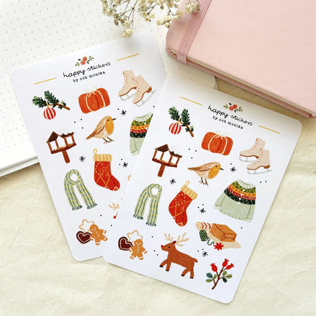 A sticker sheet full of cute little stickers perfect for planners, journals, or scrapbooking ❤