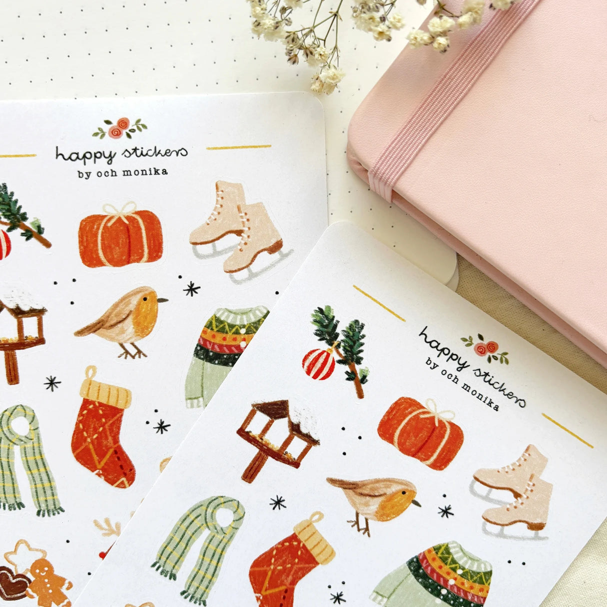 A sticker sheet full of cute little stickers perfect for planners, journals, or scrapbooking ❤