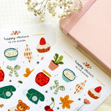 A sticker sheet full of cute little stickers perfect for planners, journals, or scrapbooking ❤