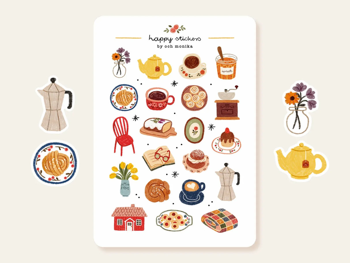 A sticker sheet full of cute little stickers perfect for planners, journals, or scrapbooking ❤