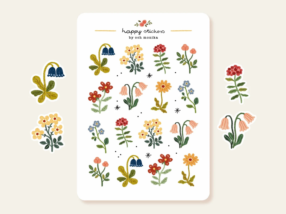A sticker sheet full of cute little stickers perfect for planners, journals, or scrapbooking ❤