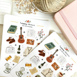A sticker sheet full of cute little stickers perfect for planners, journals, or scrapbooking ❤