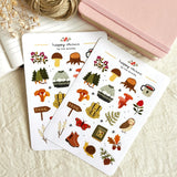 A sticker sheet full of cute little stickers perfect for planners, journals, or scrapbooking ❤