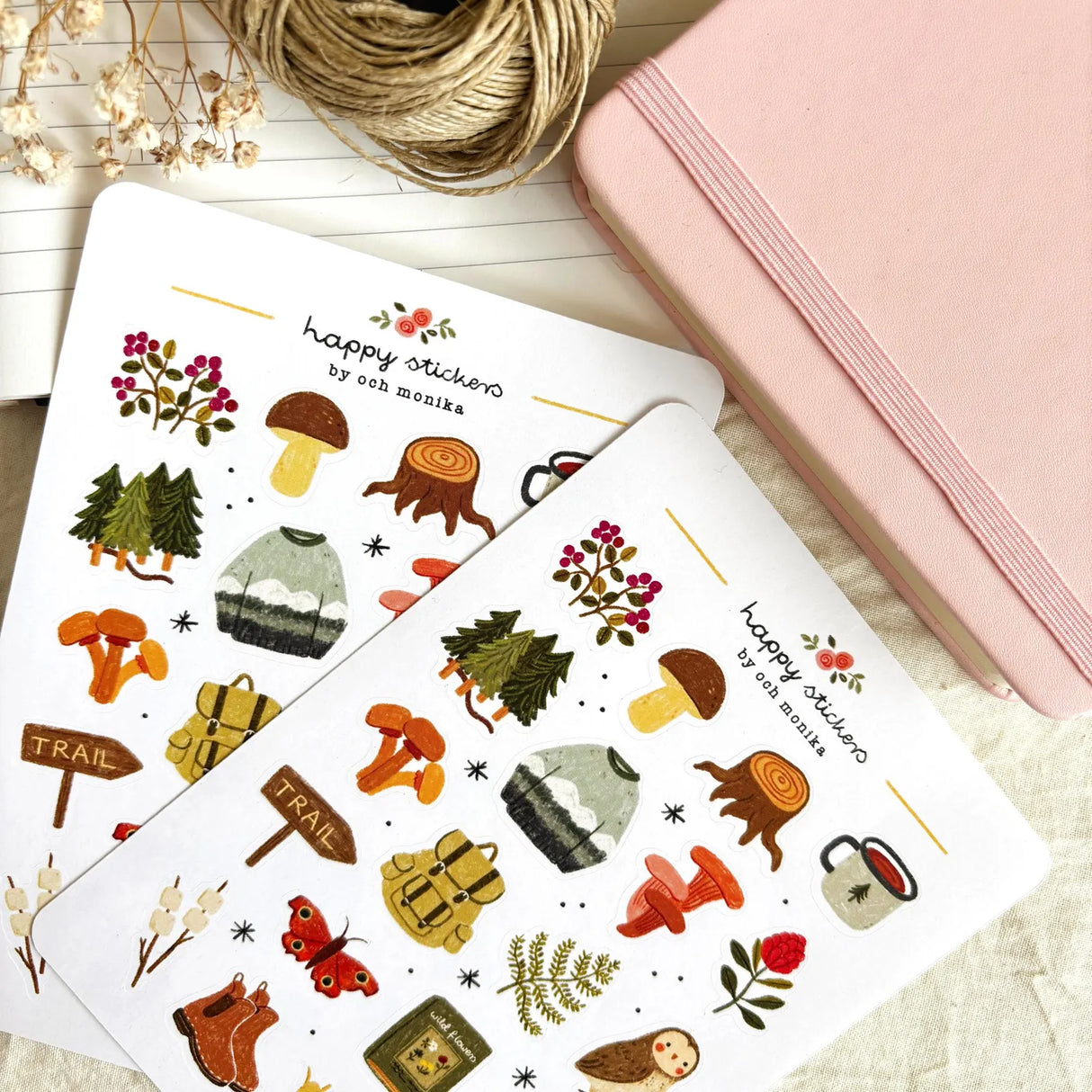A sticker sheet full of cute little stickers perfect for planners, journals, or scrapbooking ❤