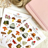 A sticker sheet full of cute little stickers perfect for planners, journals, or scrapbooking ❤