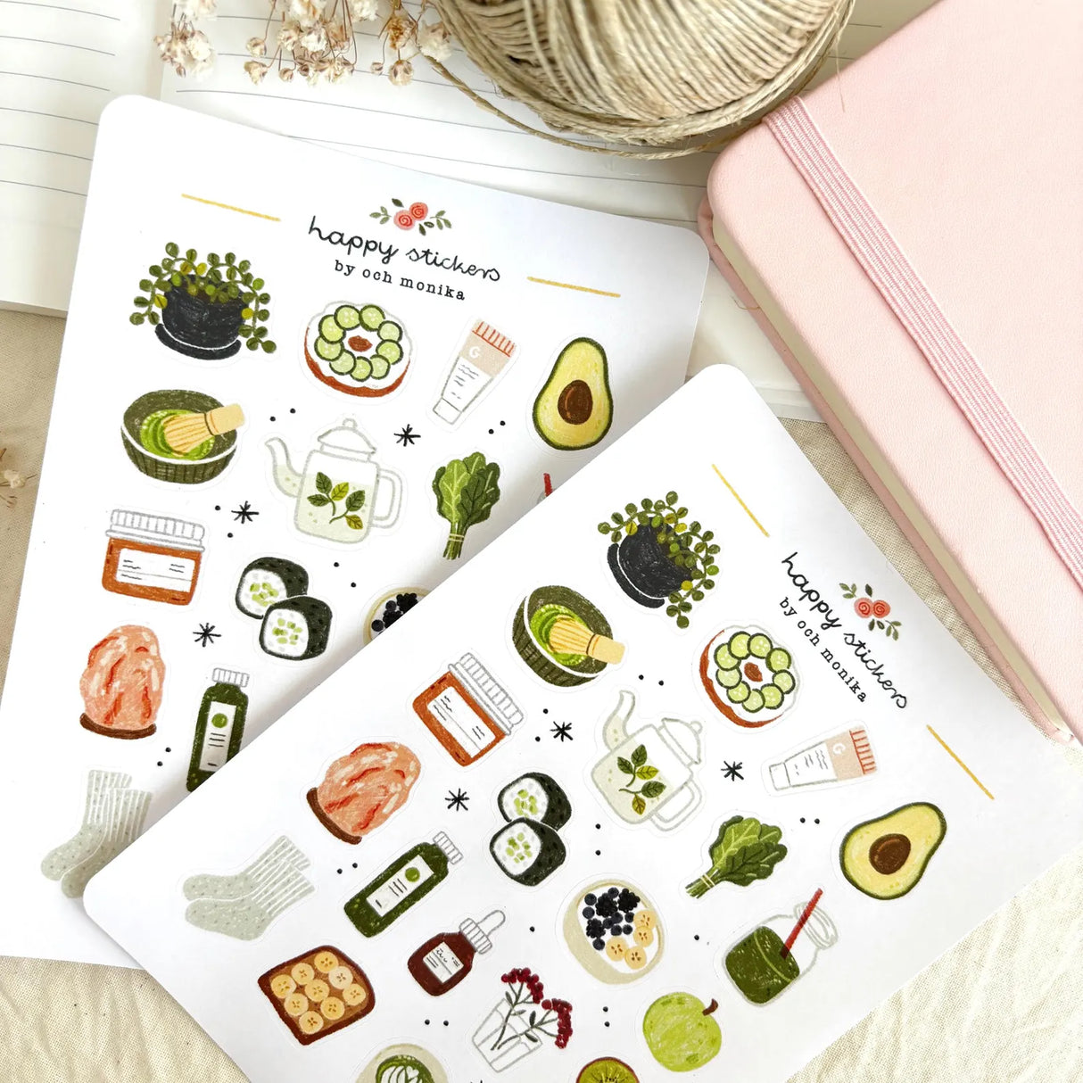 A sticker sheet full of cute little stickers perfect for planners, journals, or scrapbooking ❤