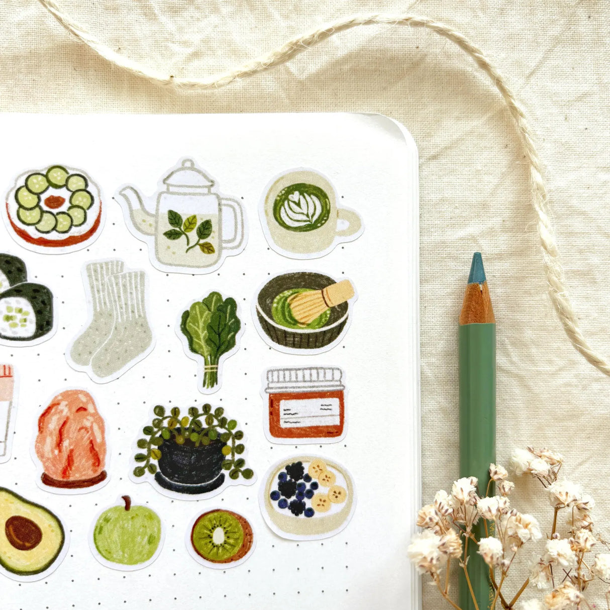 A sticker sheet full of cute little stickers perfect for planners, journals, or scrapbooking ❤