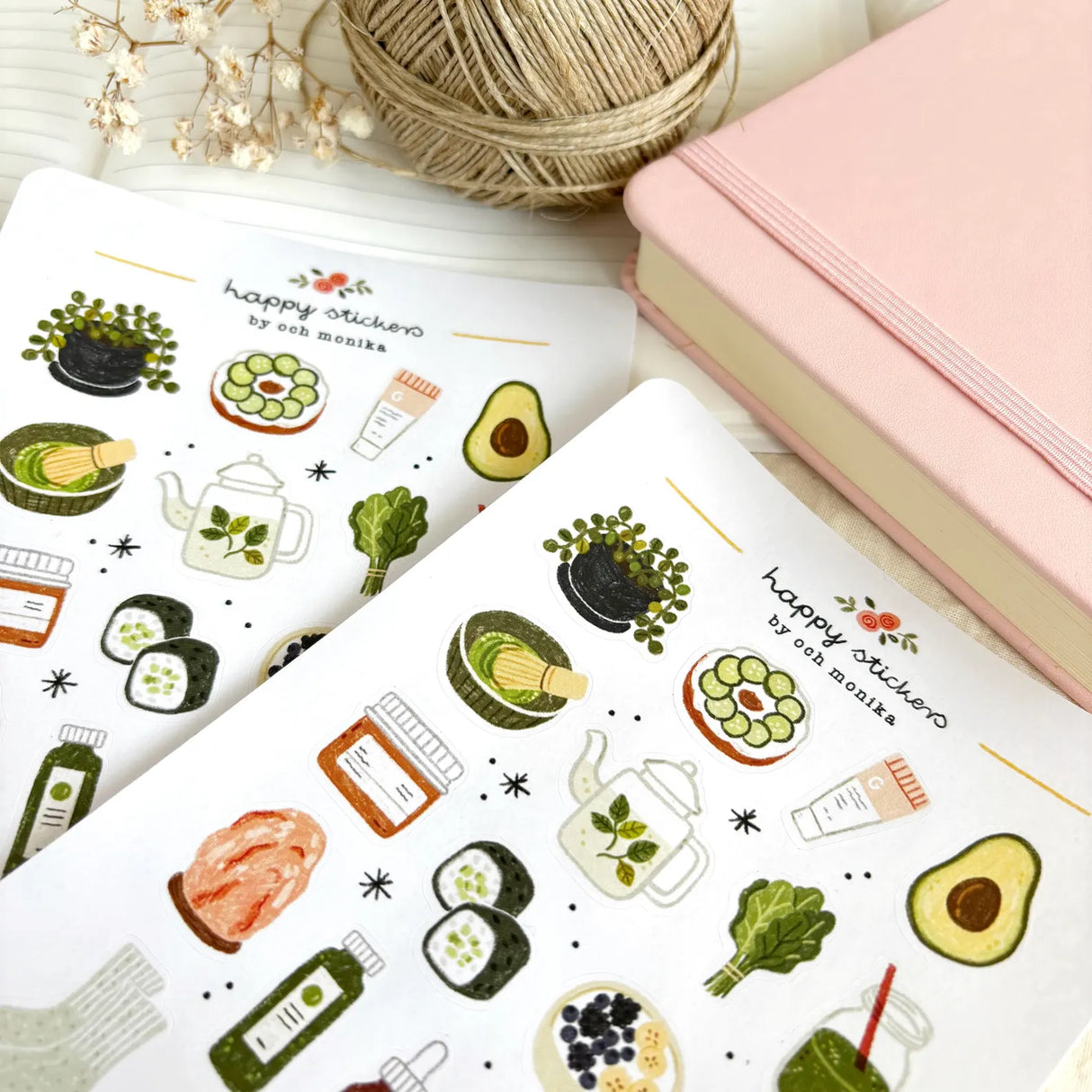 A sticker sheet full of cute little stickers perfect for planners, journals, or scrapbooking ❤