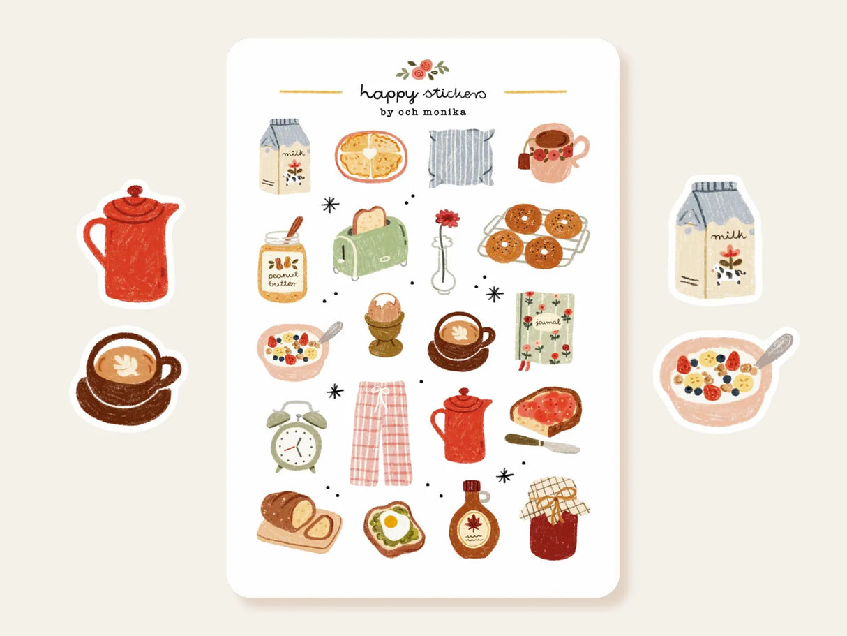 A sticker sheet full of cute little stickers perfect for planners, journals, or scrapbooking ❤