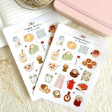 A sticker sheet full of cute little stickers perfect for planners, journals, or scrapbooking ❤