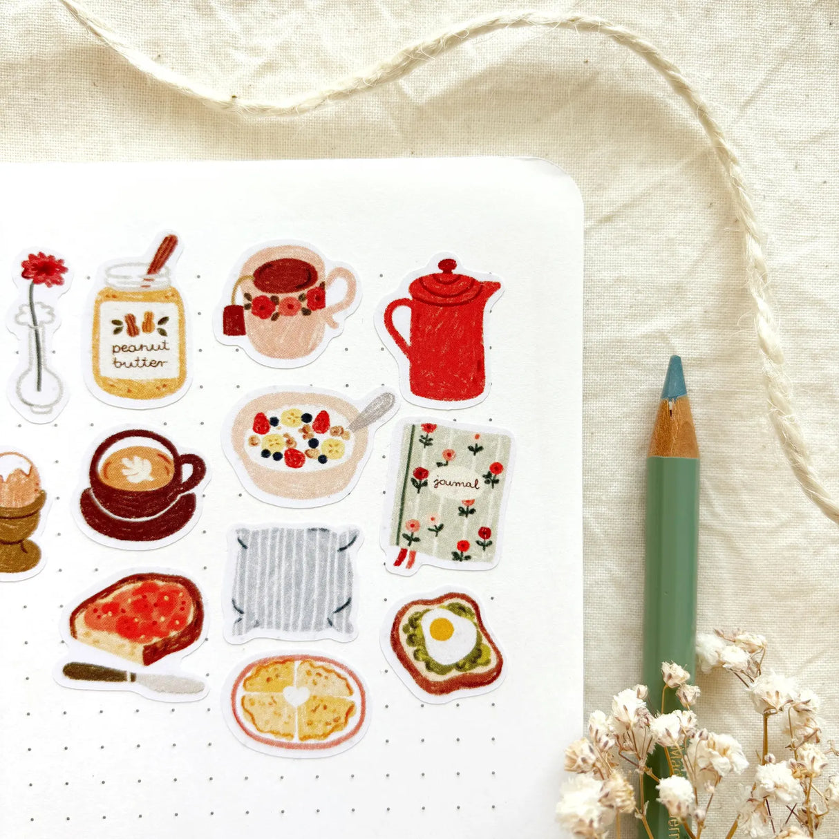A sticker sheet full of cute little stickers perfect for planners, journals, or scrapbooking ❤
