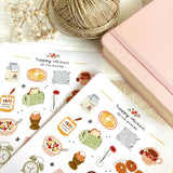 A sticker sheet full of cute little stickers perfect for planners, journals, or scrapbooking ❤