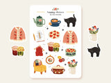 A sticker sheet full of cute little stickers perfect for planners, journals, or scrapbooking ❤