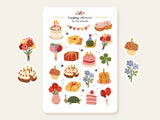 A sticker sheet full of cute little stickers perfect for planners, journals, or scrapbooking ❤