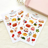 A sticker sheet full of cute little stickers perfect for planners, journals, or scrapbooking ❤