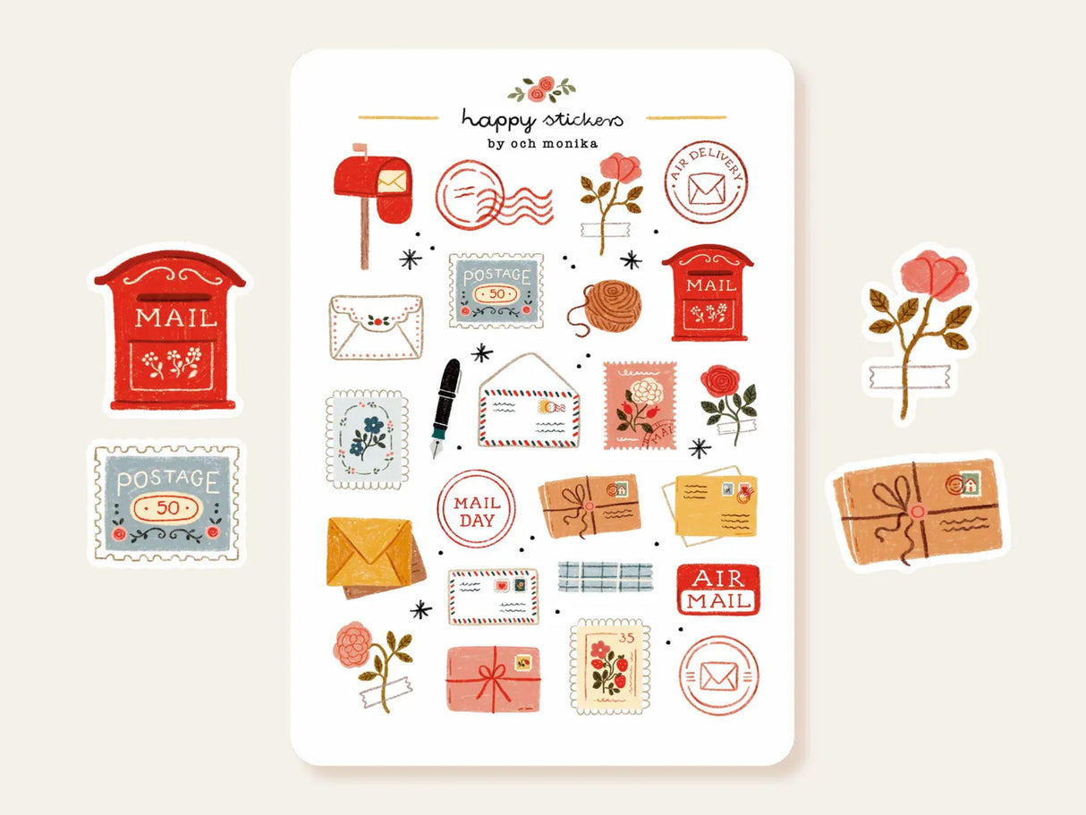 A sticker sheet full of cute little stickers perfect for planners, journals, or scrapbooking ❤