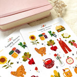 A sticker sheet full of cute little stickers perfect for planners, journals, or scrapbooking ❤