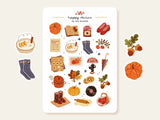 A sticker sheet full of cute little stickers perfect for planners, journals, or scrapbooking ❤