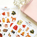 A sticker sheet full of cute little stickers perfect for planners, journals, or scrapbooking ❤