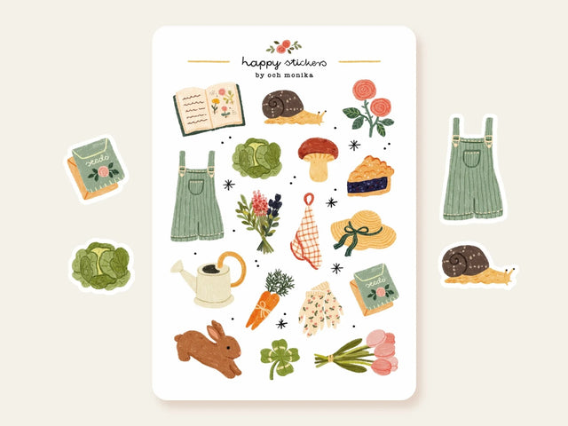 A sticker sheet full of cute little stickers perfect for planners, journals, or scrapbooking ❤