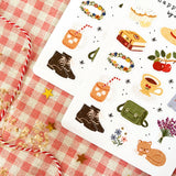 A sticker sheet full of cute little stickers perfect for planners, journals, or scrapbooking ❤