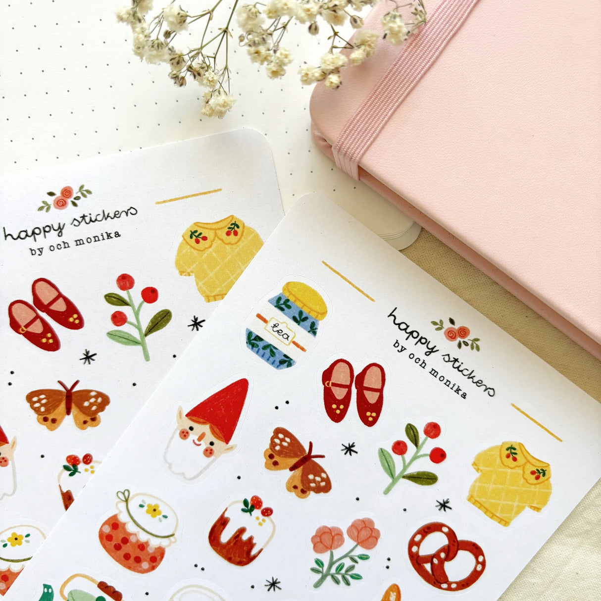 A sticker sheet full of cute little stickers perfect for planners, journals, or scrapbooking ❤