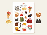 A sticker sheet full of cute little stickers perfect for planners, journals, or scrapbooking ❤