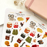 A sticker sheet full of cute little stickers perfect for planners, journals, or scrapbooking ❤