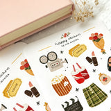 A sticker sheet full of cute little stickers perfect for planners, journals, or scrapbooking ❤