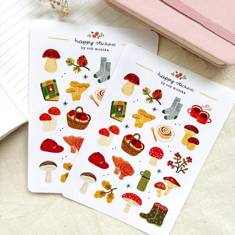 A sticker sheet full of cute little stickers perfect for planners, journals, or scrapbooking ❤